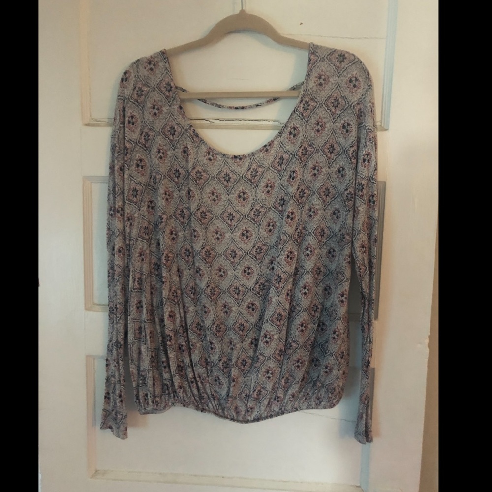 Free People Open Back Top